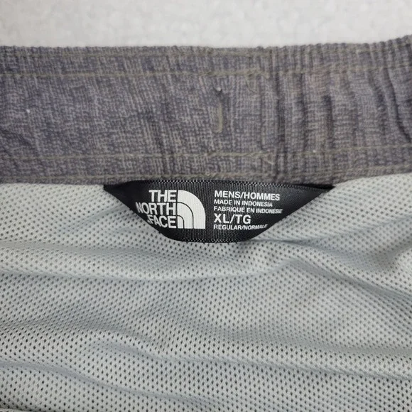 North Face Shorts Mens XL Gray Nylon Mesh Lined Quick Dry Swim Trunks Outdoor - Picture 5 of 8